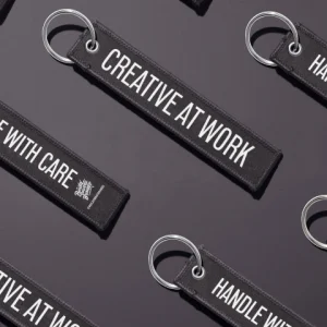Creative at work/Handle with care pull tag